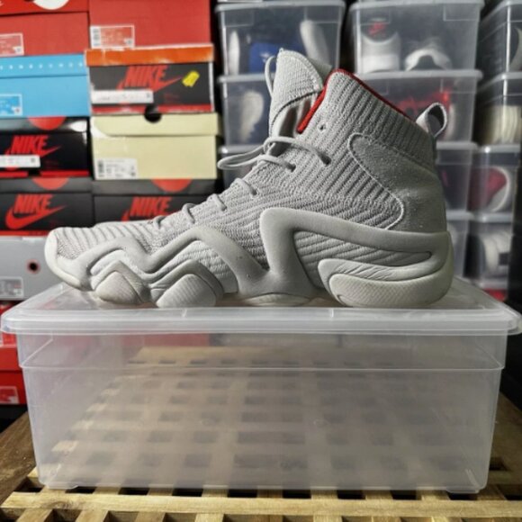 adidas Crazy 8 ADV Primeknit Grey Men's Size 12 - Picture 7 of 7